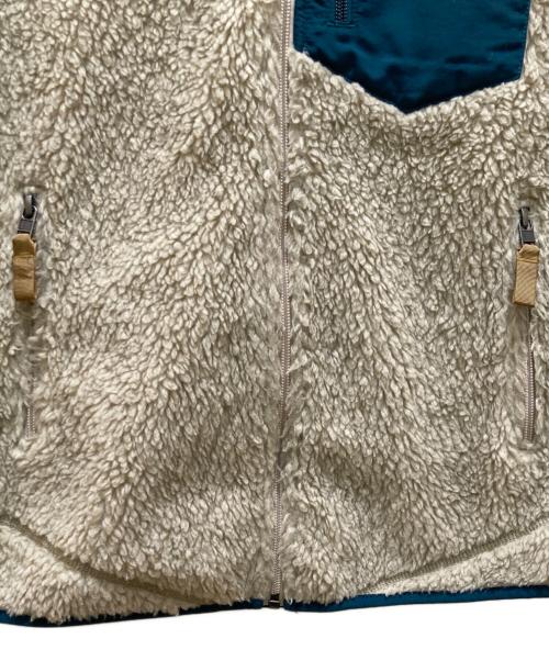 Patagonia（パタゴニア）Patagonia (パタゴニア) クラシックレトロX ボアフリースベスト ベージュ×グリーン サイズ:Ｓの古着・服飾アイテム