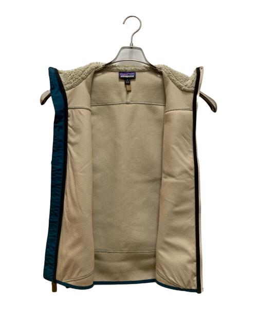 Patagonia（パタゴニア）Patagonia (パタゴニア) クラシックレトロX ボアフリースベスト ベージュ×グリーン サイズ:Ｓの古着・服飾アイテム