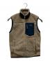 Patagonia（パタゴニア）の古着「クラシックレトロX ボアフリースベスト」｜ベージュ×グリーン