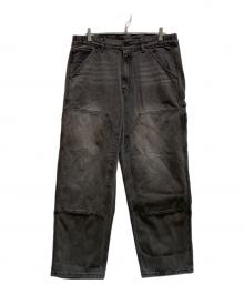 NAUTICA（ノーティカ）の古着「Faded Double Knee Denim Pants」｜ブラック