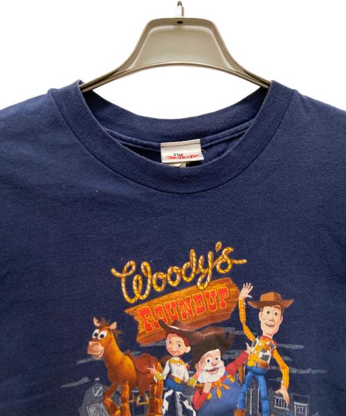 THE Disney Store（ザ ディズニー ストア）THE Disney Store (ザ ディズニー ストア) ムービープリントTシャツ ブルー サイズ:mの古着・服飾アイテム