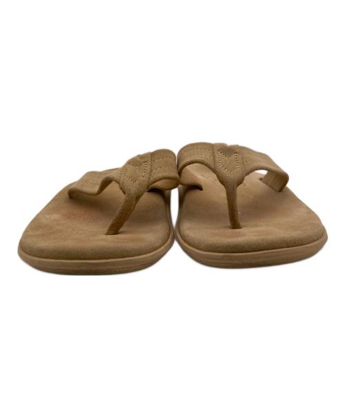 ISLAND SLIPPER（アイランドスリッパ）ISLAND SLIPPER (アイランドスリッパ) スウェードトングサンダル ベージュ サイズ:7の古着・服飾アイテム