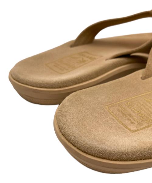 ISLAND SLIPPER（アイランドスリッパ）ISLAND SLIPPER (アイランドスリッパ) スウェードトングサンダル ベージュ サイズ:7の古着・服飾アイテム