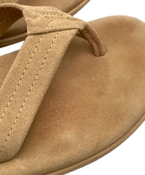 ISLAND SLIPPER（アイランドスリッパ）ISLAND SLIPPER (アイランドスリッパ) スウェードトングサンダル ベージュ サイズ:7の古着・服飾アイテム