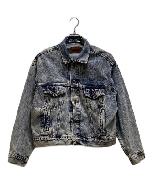 LEVI'S（リーバイス）LEVI'S (リーバイス) 80sケミカルウォッシュデニムジャケット インディゴ サイズ:mの古着・服飾アイテム