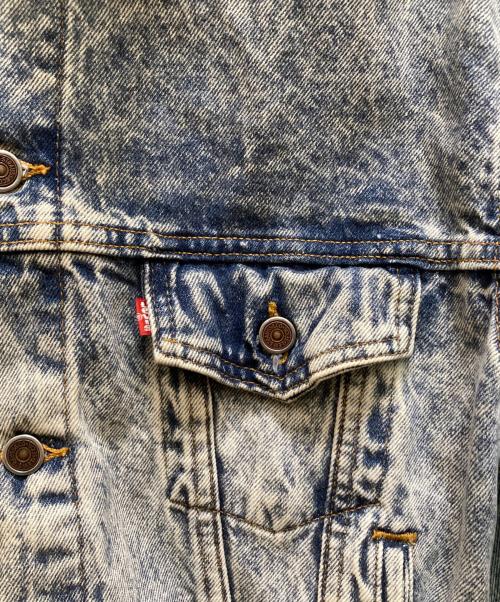 LEVI'S（リーバイス）LEVI'S (リーバイス) 80sケミカルウォッシュデニムジャケット インディゴ サイズ:mの古着・服飾アイテム