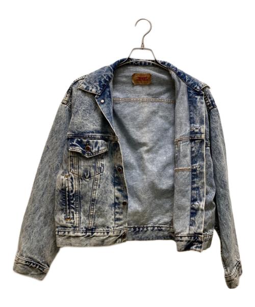 LEVI'S（リーバイス）LEVI'S (リーバイス) 80sケミカルウォッシュデニムジャケット インディゴ サイズ:mの古着・服飾アイテム
