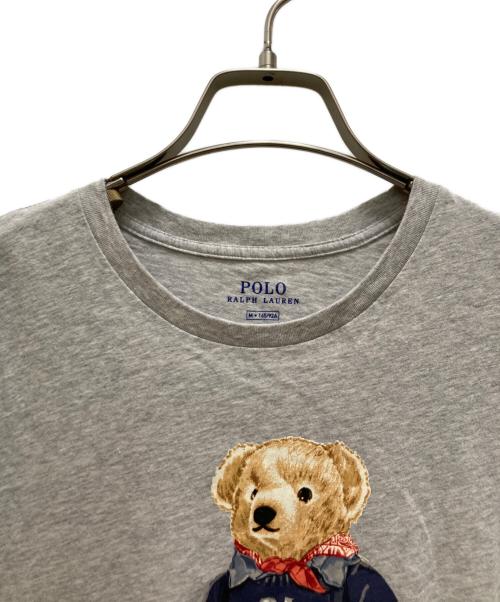 POLO RALPH LAUREN（ポロ・ラルフローレン）POLO RALPH LAUREN (ポロ・ラルフローレン) ポロベアプリントＴシャツ グレー サイズ:mの古着・服飾アイテム