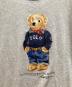 中古・古着 POLO RALPH LAUREN (ポロ・ラルフローレン) ポロベアプリントＴシャツ グレー サイズ:m：7000円