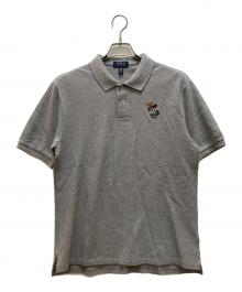 POLO RALPH LAUREN（ポロ・ラルフローレン）の古着「ポロベア刺繍ポロシャツ」｜グレー