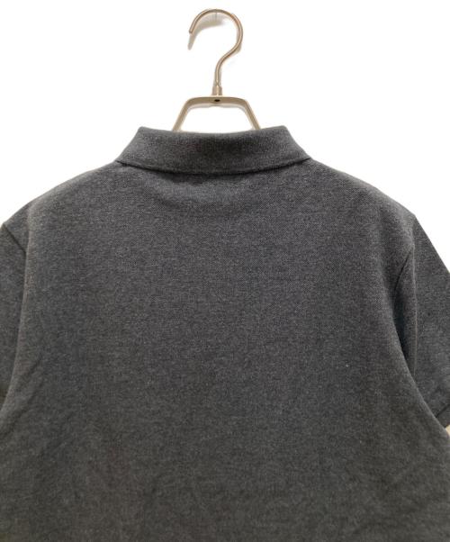 POLO RALPH LAUREN（ポロ・ラルフローレン）POLO RALPH LAUREN (ポロ・ラルフローレン) 見返し切替 ベア刺繍ポロシャツ グレー サイズ:S 170/92A 未使用品の古着・服飾アイテム