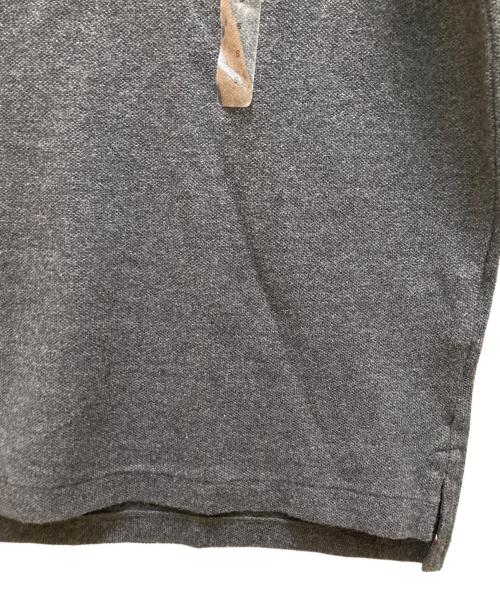 POLO RALPH LAUREN（ポロ・ラルフローレン）POLO RALPH LAUREN (ポロ・ラルフローレン) 見返し切替 ベア刺繍ポロシャツ グレー サイズ:S 170/92A 未使用品の古着・服飾アイテム