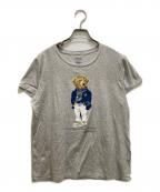 POLO RALPH LAURENポロ・ラルフローレン）の古着「ベアプリントTシャツ」｜グレー