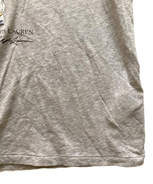 POLO RALPH LAUREN（ポロ・ラルフローレン）POLO RALPH LAUREN (ポロ・ラルフローレン) ベアプリントTシャツ グレー サイズ:L・G・170/96Aの古着・服飾アイテム