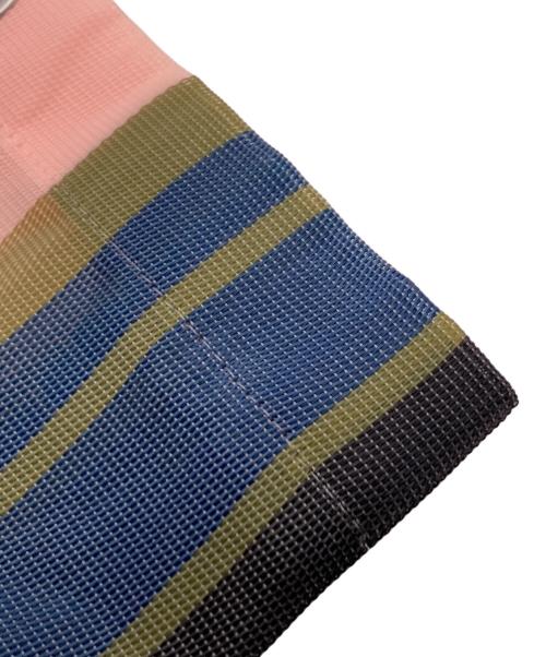 MARNI（マルニ）MARNI (マルニ) MARKET STRIPE BAG ブルーの古着・服飾アイテム