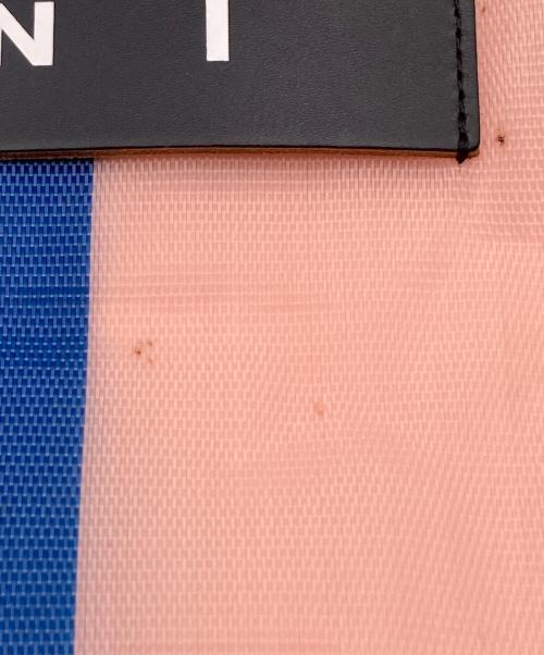 MARNI（マルニ）MARNI (マルニ) MARKET STRIPE BAG ブルーの古着・服飾アイテム