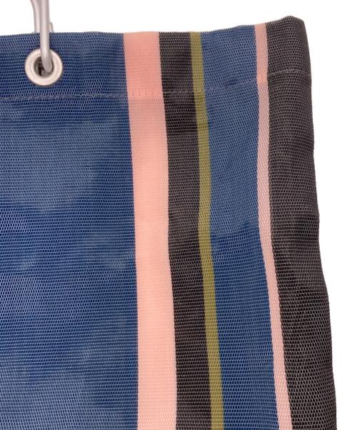 MARNI（マルニ）MARNI (マルニ) MARKET STRIPE BAG ブルーの古着・服飾アイテム