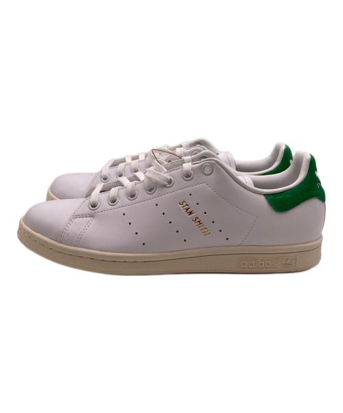 adidas（アディダス）adidas (アディダス) スタンスミス ホワイト×グリーン サイズ:27 未使用品の古着・服飾アイテム