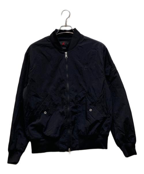 JORDAN BRAND（ジョーダン ブランド）JORDAN BRAND (ジョーダン ブランド) ダブルジップボンバージャケット ブラック サイズ:mの古着・服飾アイテム