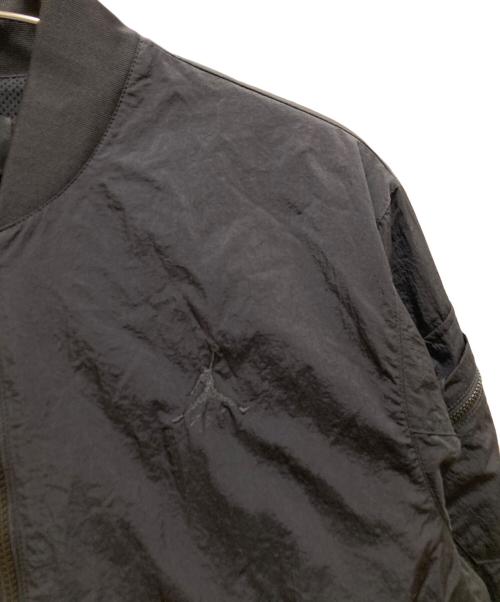 JORDAN BRAND（ジョーダン ブランド）JORDAN BRAND (ジョーダン ブランド) ダブルジップボンバージャケット ブラック サイズ:mの古着・服飾アイテム