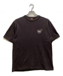 HUMAN MADE（ヒューマンメイド）の古着「ハートロゴプリントTシャツ」｜グレー