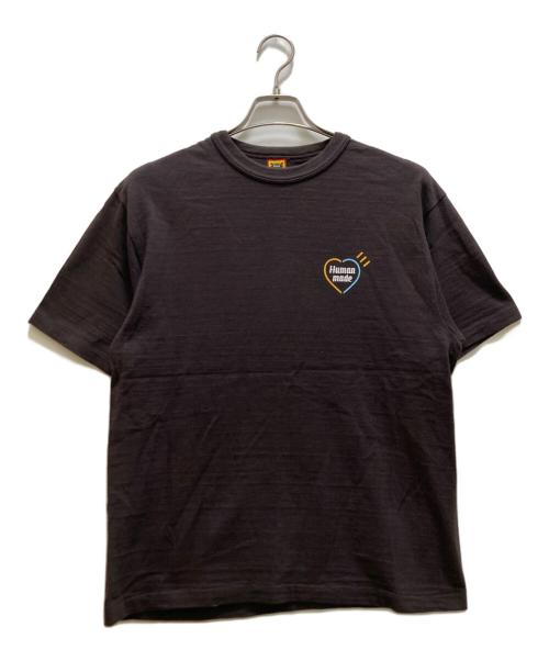 HUMAN MADE（ヒューマンメイド）HUMAN MADE (ヒューマンメイド) ハートロゴプリントTシャツ グレー サイズ: Lの古着・服飾アイテム
