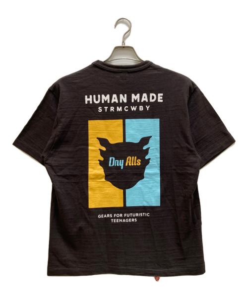 HUMAN MADE（ヒューマンメイド）HUMAN MADE (ヒューマンメイド) ハートロゴプリントTシャツ グレー サイズ: Lの古着・服飾アイテム