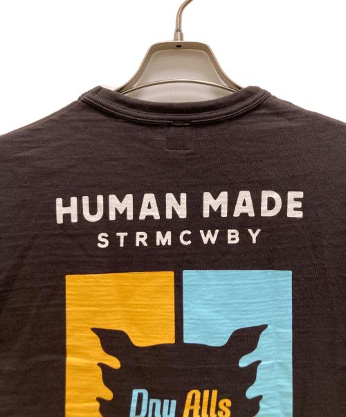 HUMAN MADE（ヒューマンメイド）HUMAN MADE (ヒューマンメイド) ハートロゴプリントTシャツ グレー サイズ: Lの古着・服飾アイテム