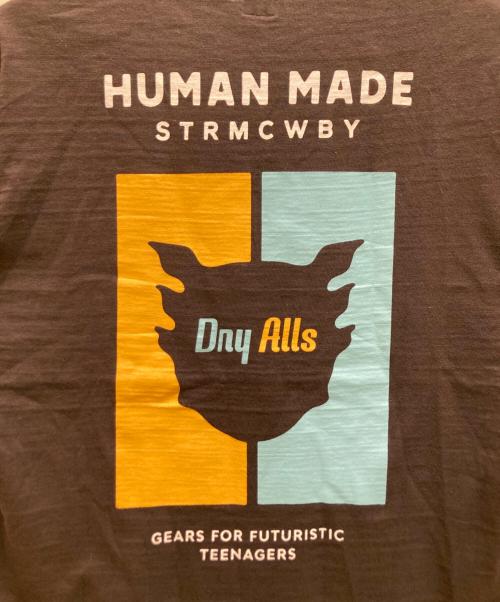 HUMAN MADE（ヒューマンメイド）HUMAN MADE (ヒューマンメイド) ハートロゴプリントTシャツ グレー サイズ: Lの古着・服飾アイテム