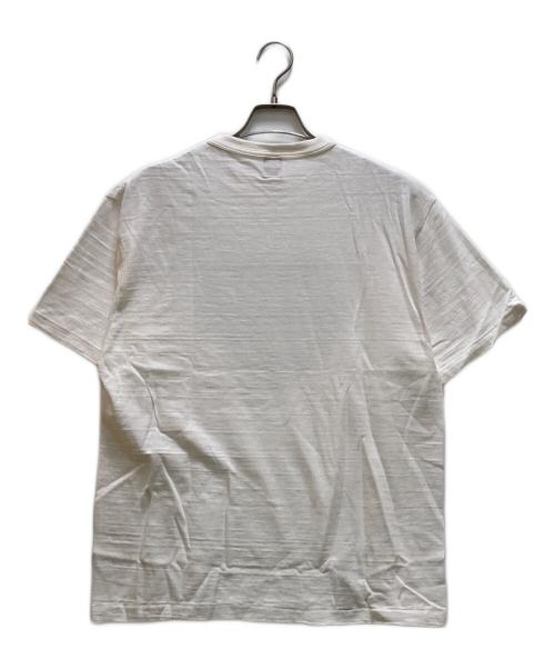 HUMAN MADE（ヒューマンメイド）HUMAN MADE (ヒューマンメイド) ハートロゴTシャツ ホワイト×グリーン サイズ:XLの古着・服飾アイテム