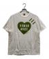 HUMAN MADE（ヒューマンメイド）の古着「ハートロゴTシャツ」｜ホワイト×グリーン
