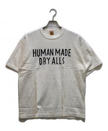 HUMAN MADE（ヒューマンメイド）の古着「DRY ALLS プリントTシャツ」｜ホワイト×ブラック
