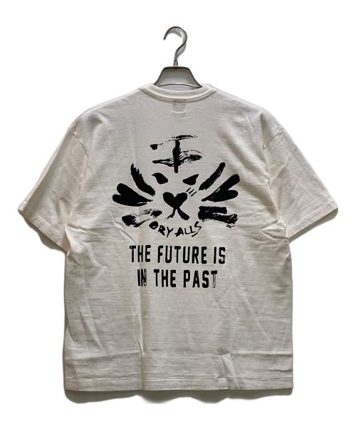 HUMAN MADE（ヒューマンメイド）HUMAN MADE (ヒューマンメイド) DRY ALLS プリントTシャツ ホワイト×ブラック サイズ:xlの古着・服飾アイテム