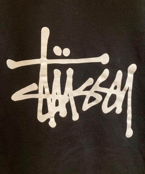 stussy（ステューシー）stussy (ステューシー) バックロゴジップパーカー ブラック サイズ:Ⅼの古着・服飾アイテム