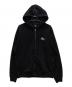 stussy（ステューシー）の古着「バックロゴジップパーカー」｜ブラック