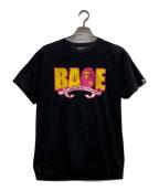 A BATHING APEアベイシングエイプ）の古着「ロゴプリントTシャツ」｜ブラック