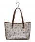 MICHAEL KORS (マイケル・コース) 総柄PVCトートバッグ ベージュ：9000円