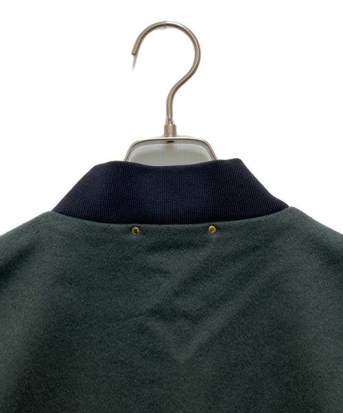PAUL SMITH（ポールスミス）Paul Smith (ポールスミス) ウールスタジャン ブラック×グリーン サイズ:2の古着・服飾アイテム
