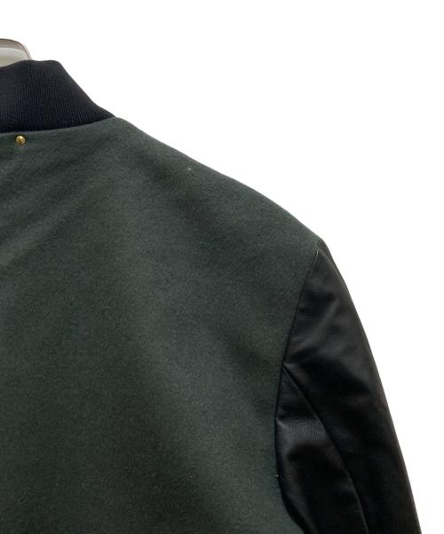 PAUL SMITH（ポールスミス）Paul Smith (ポールスミス) ウールスタジャン ブラック×グリーン サイズ:2の古着・服飾アイテム