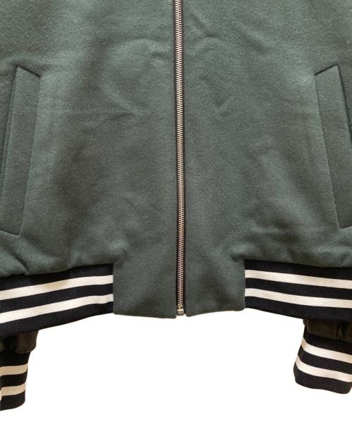 PAUL SMITH（ポールスミス）Paul Smith (ポールスミス) ウールスタジャン ブラック×グリーン サイズ:2の古着・服飾アイテム