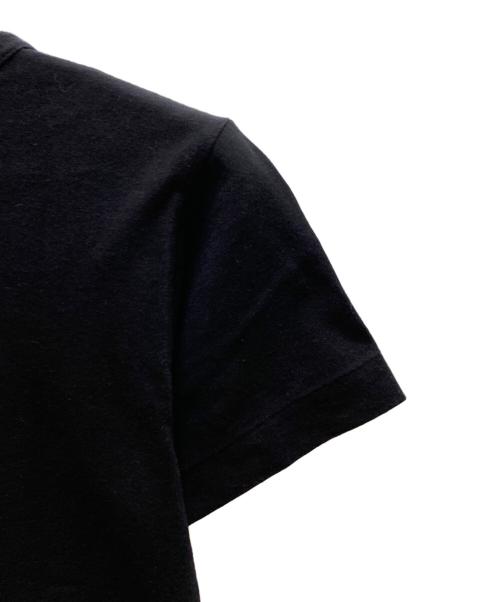 PLAY COMME des GARCONS（プレイコムデギャルソン）PLAY COMME des GARCONS (プレイコムデギャルソン) ハートワッペンTシャツ ブラック サイズ:lの古着・服飾アイテム