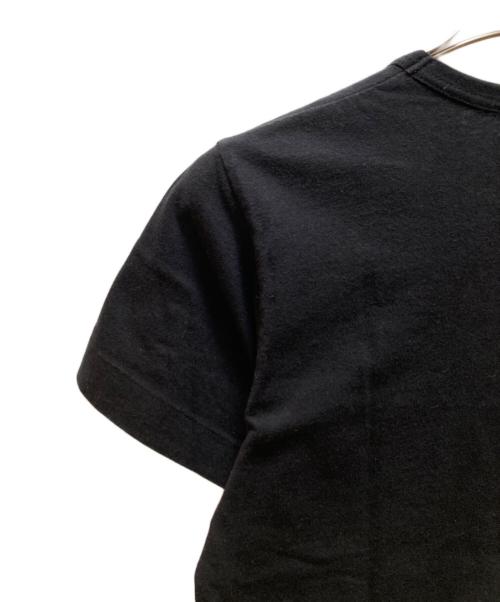 PLAY COMME des GARCONS（プレイコムデギャルソン）PLAY COMME des GARCONS (プレイコムデギャルソン) ハートワッペンTシャツ ブラック サイズ:lの古着・服飾アイテム