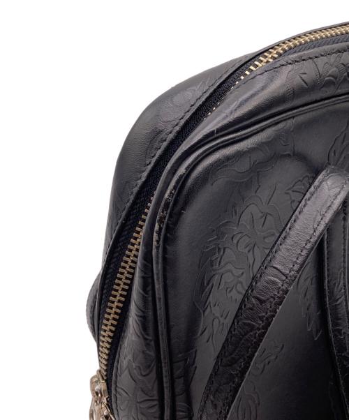 tricot COMME des GARCONS（トリココムデギャルソン）tricot COMME des GARCONS (トリココムデギャルソン) 総柄レザーハンドバッグ ブラックの古着・服飾アイテム