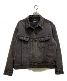 LEE（リー）の古着「加工デニムジャケット」｜ブラック