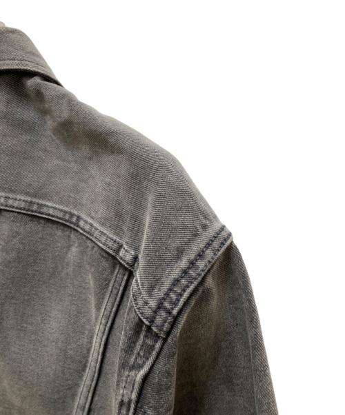 LEE（リー）LEE (リー) 加工デニムジャケット ブラック サイズ:XLの古着・服飾アイテム