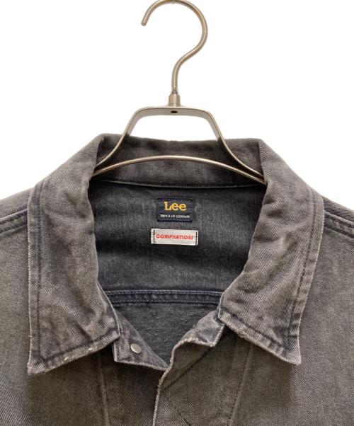 LEE（リー）LEE (リー) 加工デニムジャケット ブラック サイズ:XLの古着・服飾アイテム
