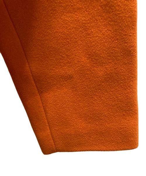 MACPHEE（マカフィー）MACPHEE (マカフィー) パイルメルトン オーバーサイズドコート オレンジ サイズ:36の古着・服飾アイテム
