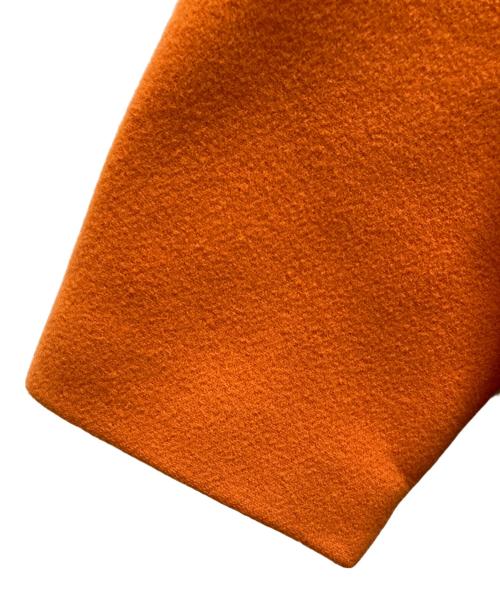 MACPHEE（マカフィー）MACPHEE (マカフィー) パイルメルトン オーバーサイズドコート オレンジ サイズ:36の古着・服飾アイテム