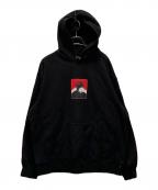 SUPREMEシュプリーム）の古着「ポートレート スウェット パーカー」｜ブラック
