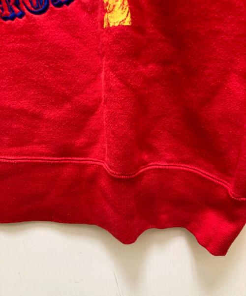 C.E（シーイー）C.E (シーイー) NOSTALGIA CREW NECK SWEAT レッド サイズ:XLの古着・服飾アイテム
